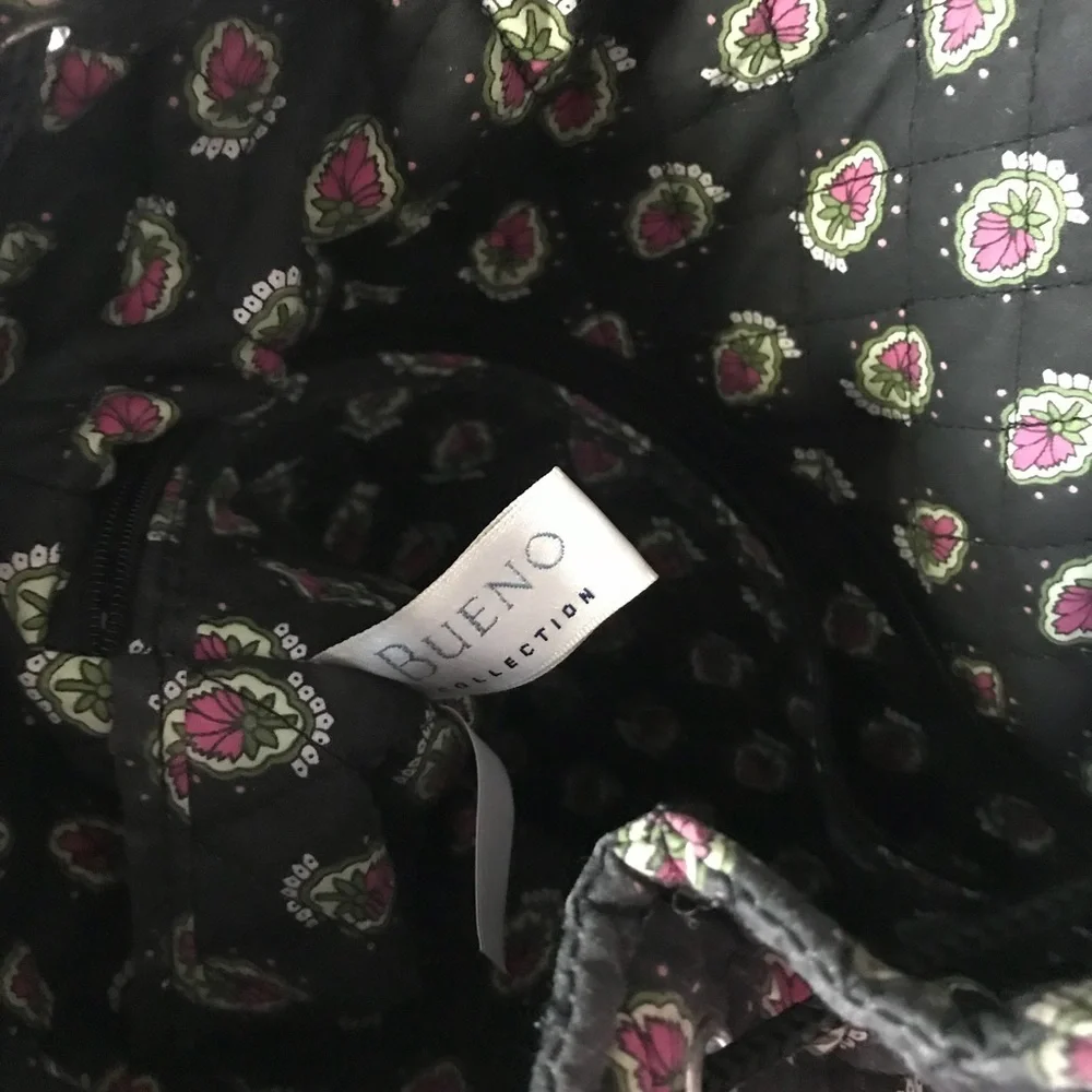Bueno Collection Quilted Midnight Floral Backpack